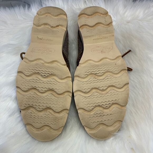 Sperry Lace Up Oxford Style Boat Shoes Size 8 - Picture 5 of 6